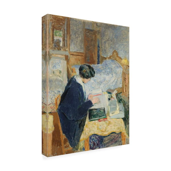 Edouard Vuillard 'Lucy Hessel Reading' Canvas Art,24x32